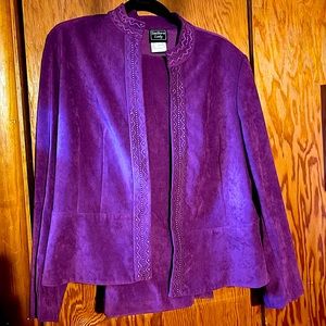 Western Fashion - Southern Lady Purple Pantsuit size 12